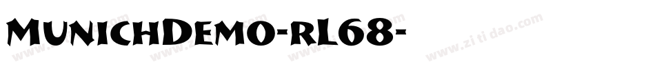 MunichDemo-rL68字体转换