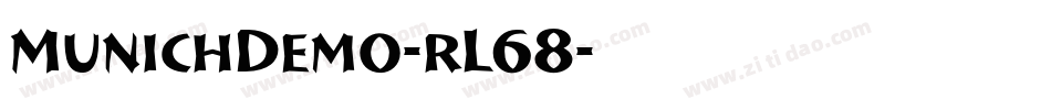 MunichDemo-rL68字体转换