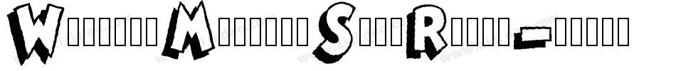 WyomingMacroniShadRight字体转换