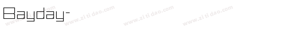 Bayday字体转换