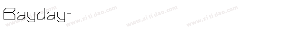 Bayday字体转换