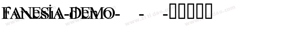 Fanesia-Demo-2-2字体转换