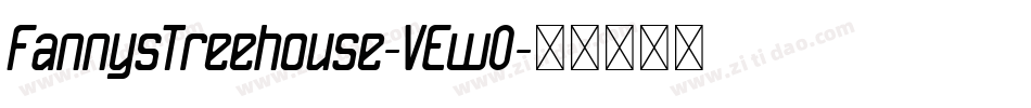 FannysTreehouse-VEw0字体转换