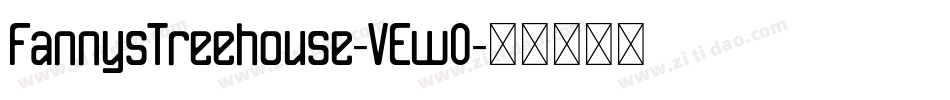 FannysTreehouse-VEw0字体转换