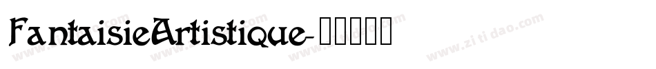 FantaisieArtistique字体转换
