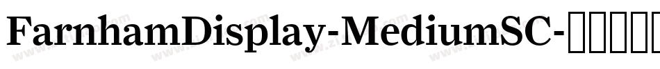 FarnhamDisplay-MediumSC字体转换