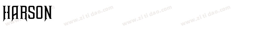 Harson字体转换