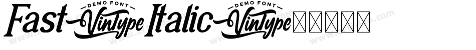 Fast-Italic字体转换