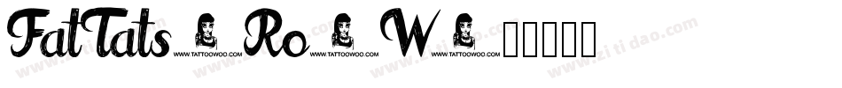 FatTats-Ro5W字体转换