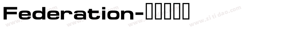 Federation字体转换