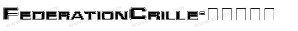 FederationCrille字体转换
