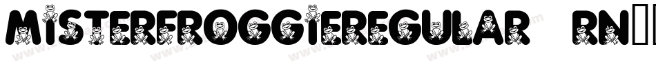 MisterFroggieRegular-rn67字体转换