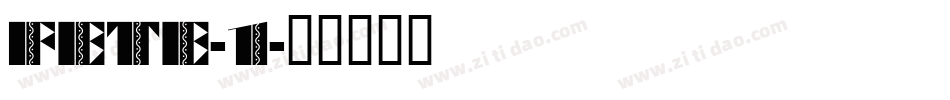 fete-1字体转换