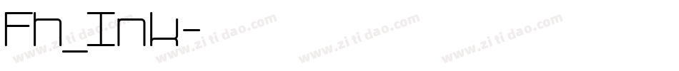 Fh_Ink字体转换