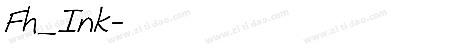 Fh_Ink字体转换