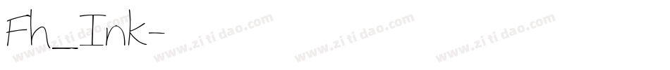 Fh_Ink字体转换