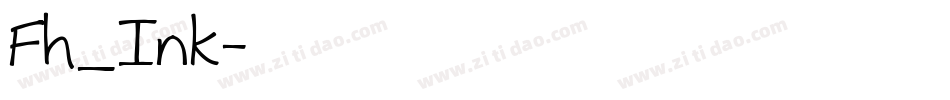 Fh_Ink字体转换