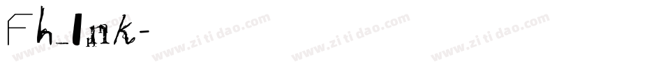 Fh_Ink字体转换