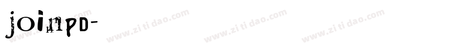joinpd字体转换