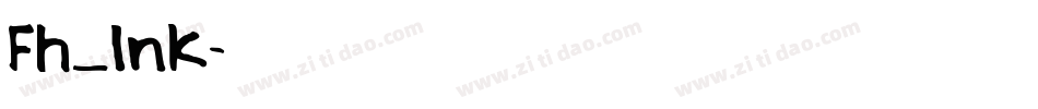 Fh_Ink字体转换