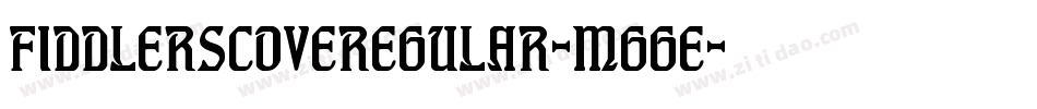 FiddlersCoveRegular-Mgge字体转换
