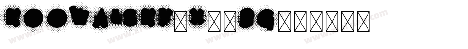 Koowalsky-X34Bg字体转换