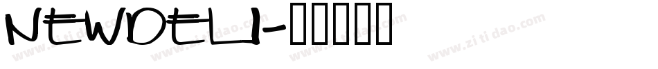NewDeli字体转换