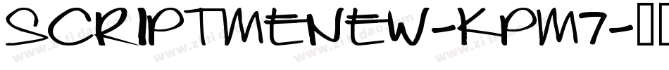 ScriptmeNew-KpM7字体转换
