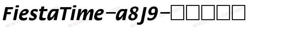 FiestaTime-a8J9字体转换