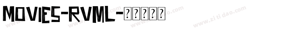 Movies-Rvml字体转换