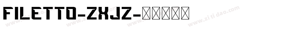 Filetto-ZXjz字体转换