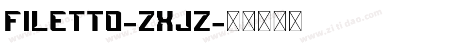 Filetto-ZXjz字体转换