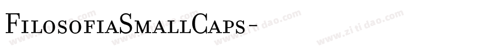 FilosofiaSmallCaps字体转换