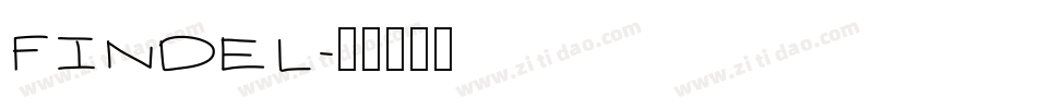 FINDEL字体转换