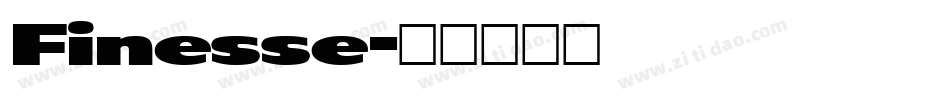 Finesse字体转换