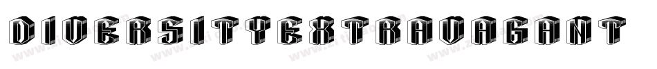 DiversityExtravagant字体转换