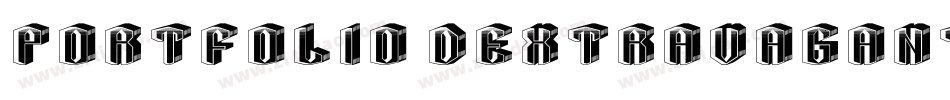 Portfolio3DExtravagant字体转换
