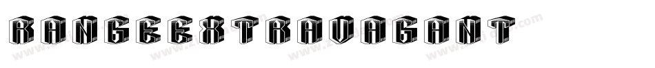RangeExtravagant字体转换