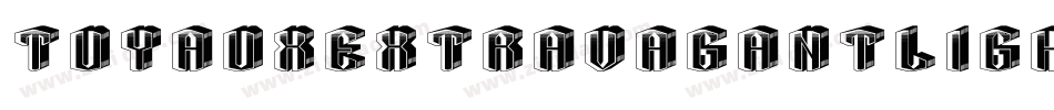 TuyauxExtravagantLight字体转换