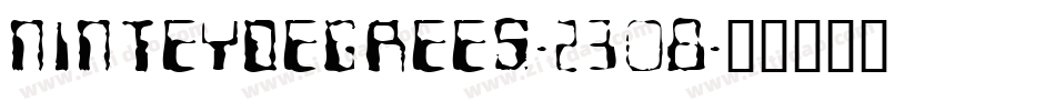 Ninteydegrees-2308字体转换