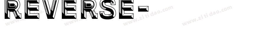 Reverse字体转换