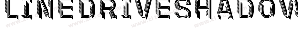 LineDriveShadow字体转换