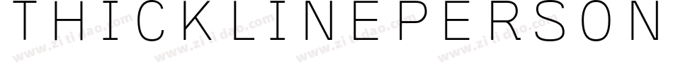 ThicklinePersonalUse-YzXV8字体转换