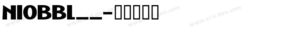 NIOBBL__字体转换