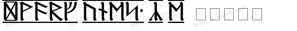 DwarfRunes1-z8eL字体转换