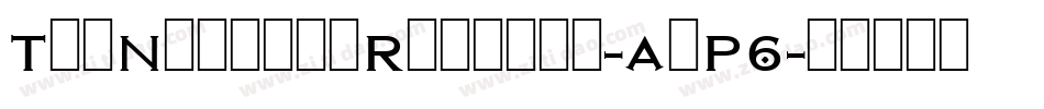 TheNirvanaRegular-AeP6字体转换