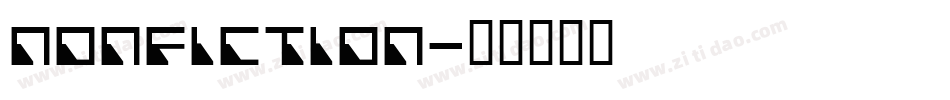 NONFICTION字体转换