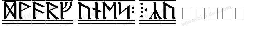 DwarfRunes2-51zv字体转换