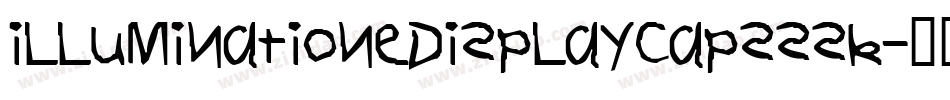 IlluminatiOneDisplayCapsSSK字体转换