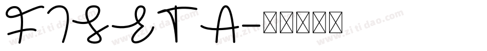 FISETA字体转换
